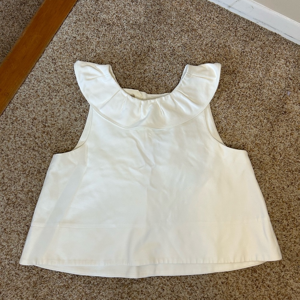 Tibi white blouse size 6